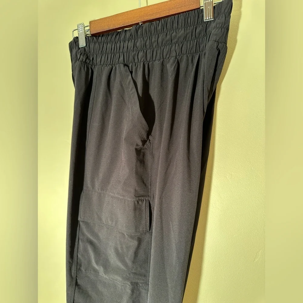 Athleta Women’s Black Track Pants • 28x27 • Stretch Comfort • Athleisure